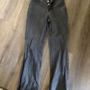 PacSun Black High-Rise Flare Jeans